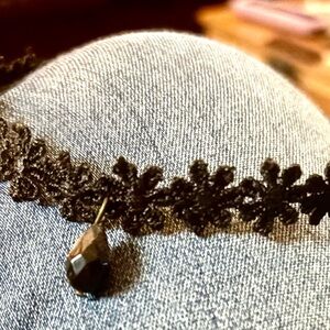 Elegant Black Lace Choker Necklace